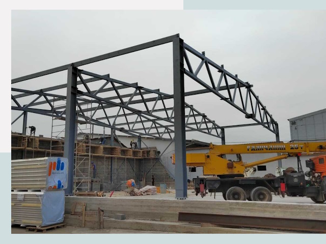 Строительство цехов в Фурманове