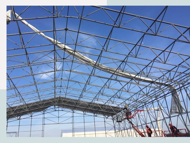 Шатровые ангары от 611 руб. в Фурманове и Ивановской области