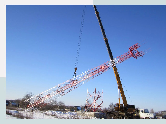 Строительство башен связи в Фурманове от 611 руб.