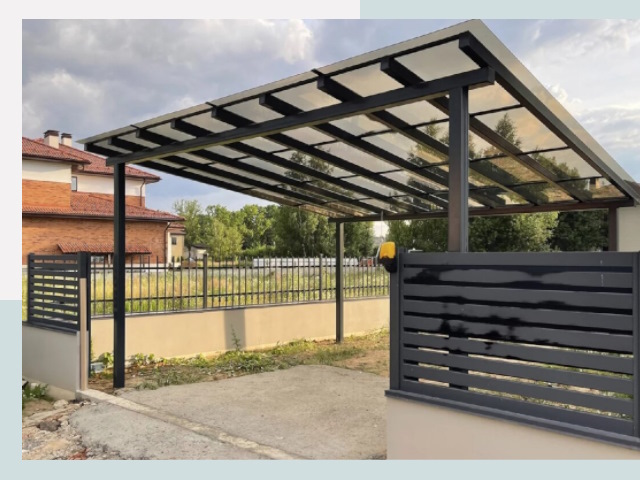 Металлические навесы в Фурманов от 611 руб. за м²