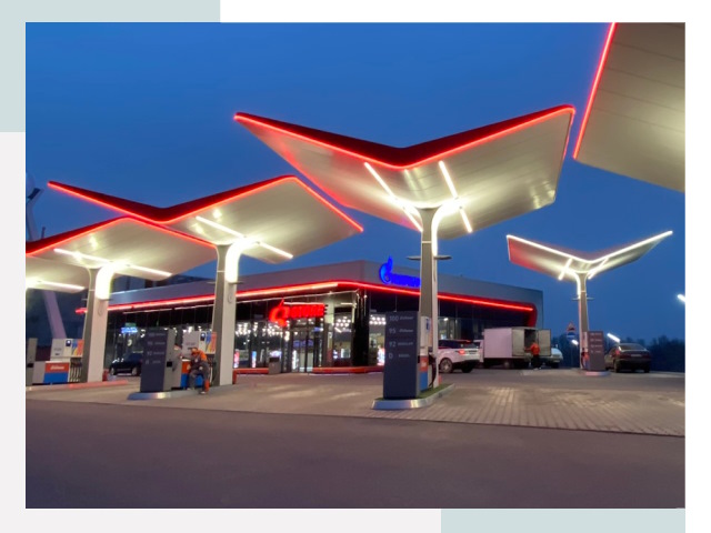 Навесы для АЗС в Фурманове
