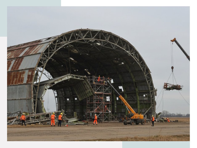 Демонтаж ангаров в Фурманове