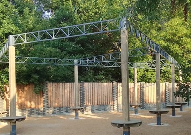 Терраса из металлоконструкций под ключ, проектирование, изготовление и монтаж от СтальСтрой-Фрв